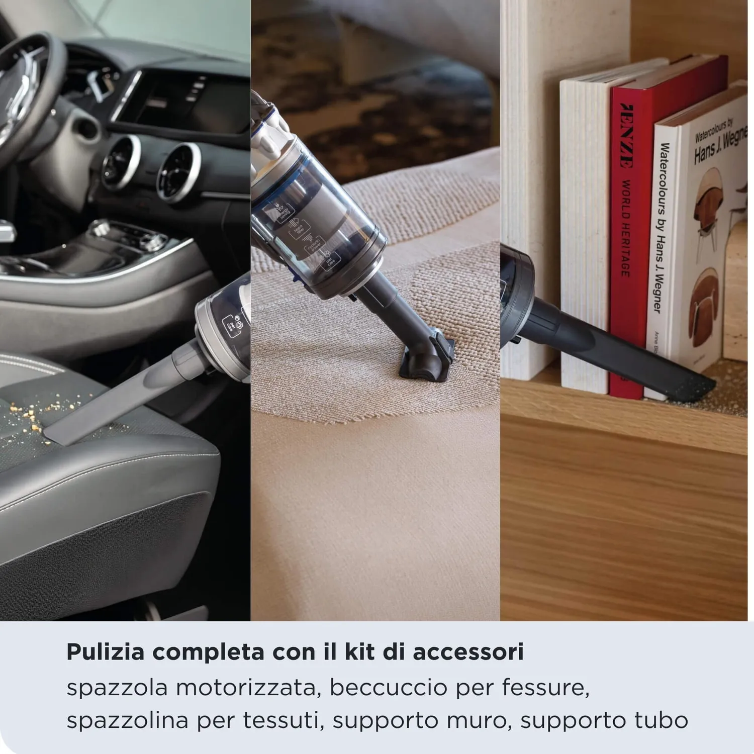 Ariete 2362 scopa elettrica con filo 600W 2in1 aspirabriciole HEPA