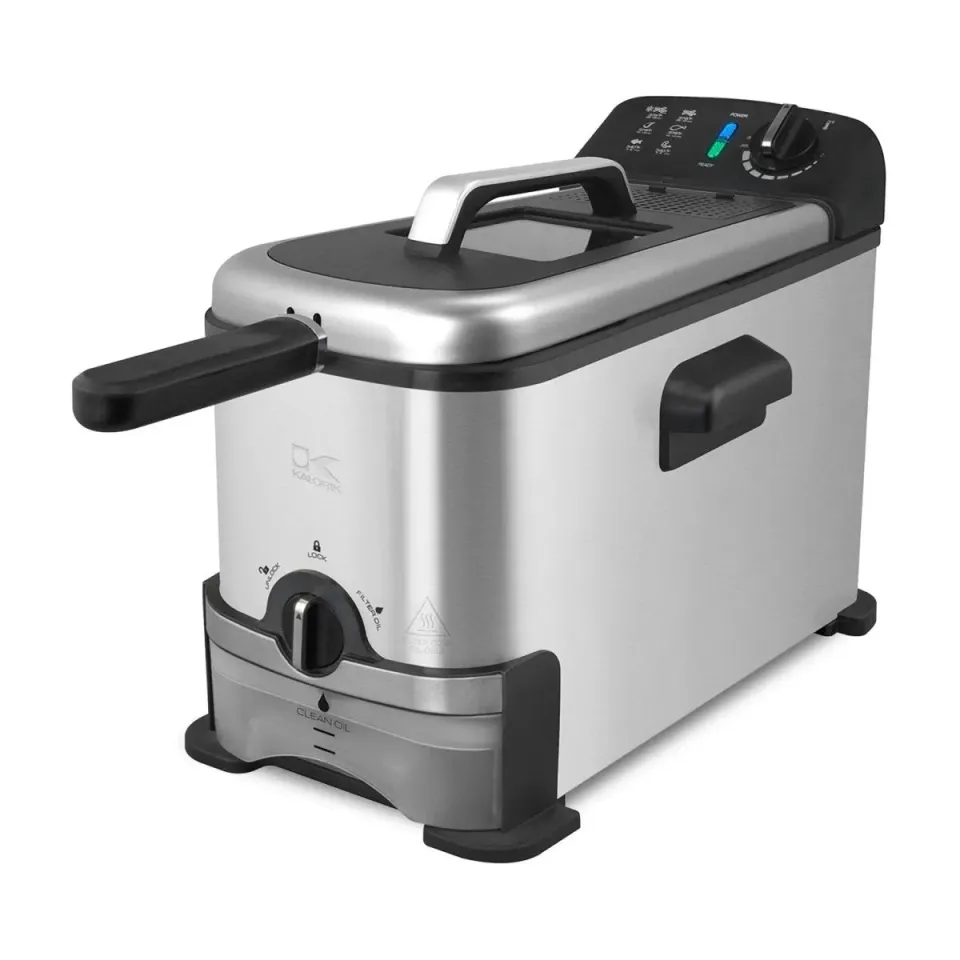 Kalorik friggitrice a olio 3 L filtraggio acciaio inox