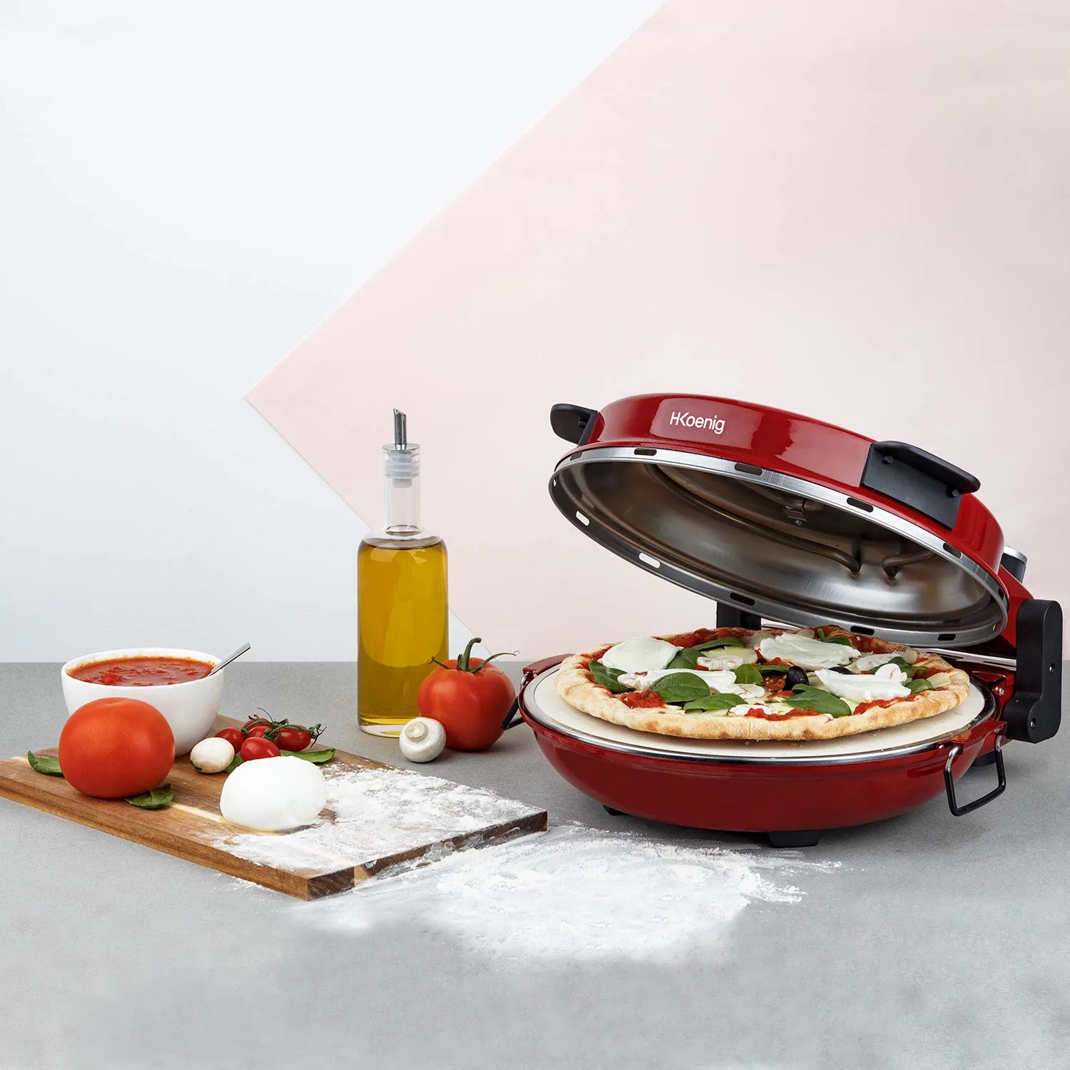 H.Koenig NAPL350 forno pizza 32 cm 400°C pietra