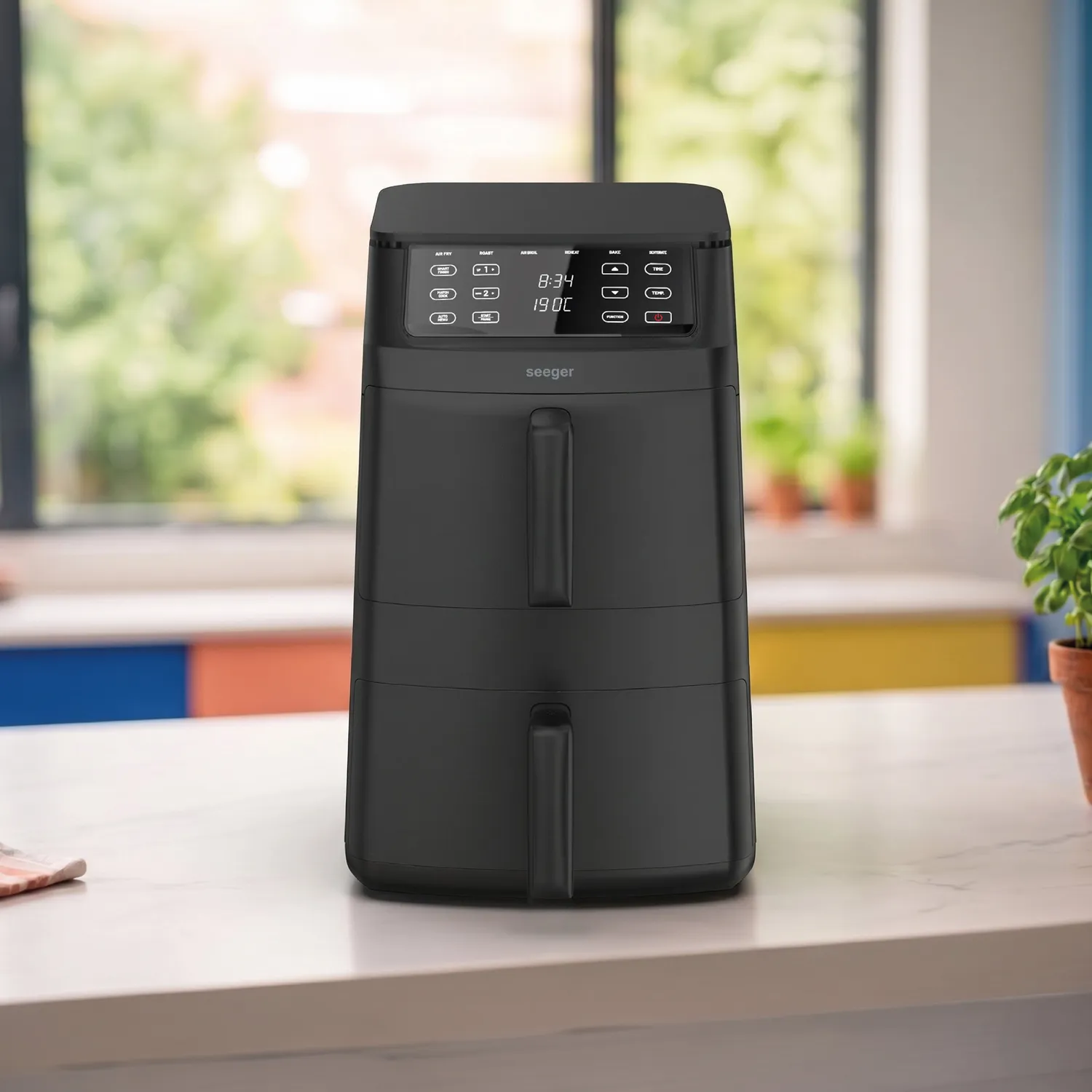 Seeger SuperFry friggitrice ad aria nera doppio strato