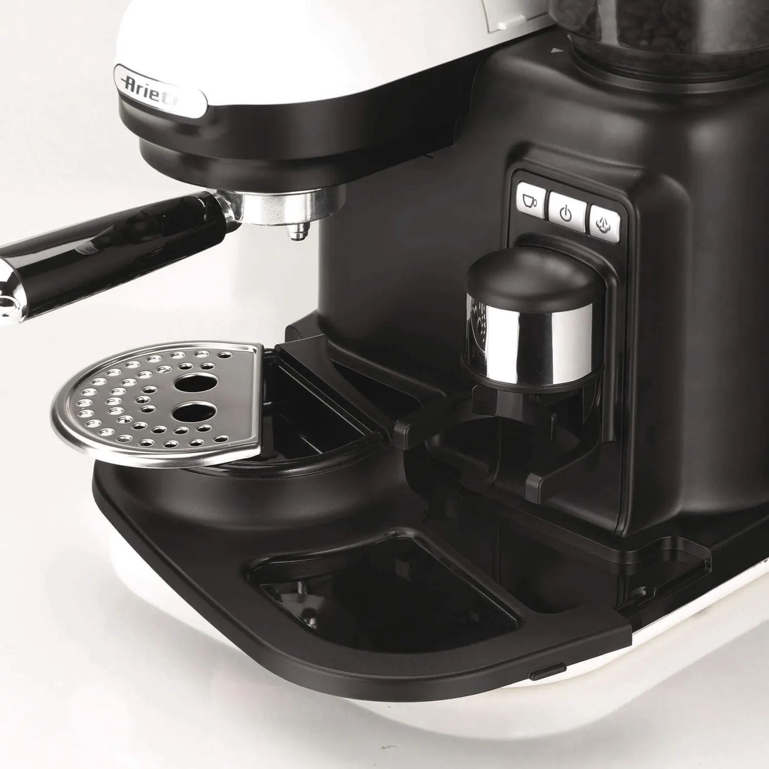 Ariete Moderna 1318 macchina espresso bianca grani