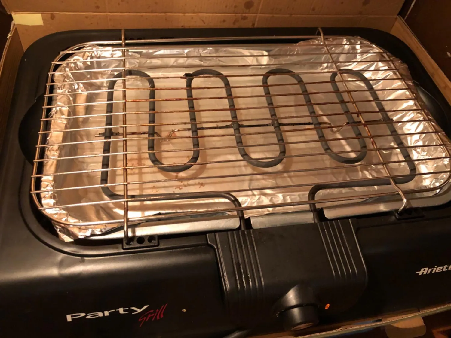 Ariete Party Grill 723 barbecue elettrico tavolo 2000W nero