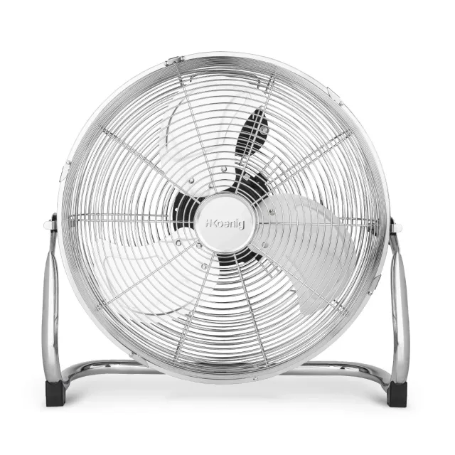 H.Koenig JOE30 Ventilatore da Pavimento 40 cm cromato