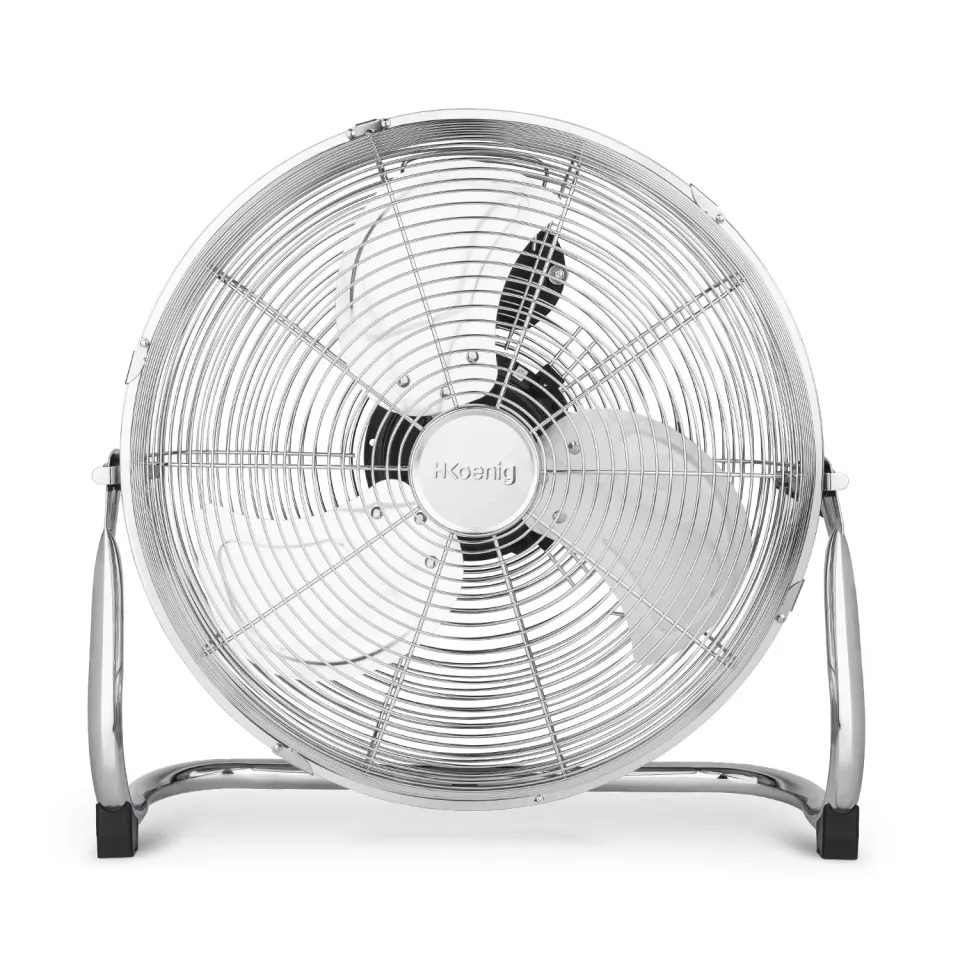 H.Koenig JOE30 Ventilatore da Pavimento 40 cm cromato