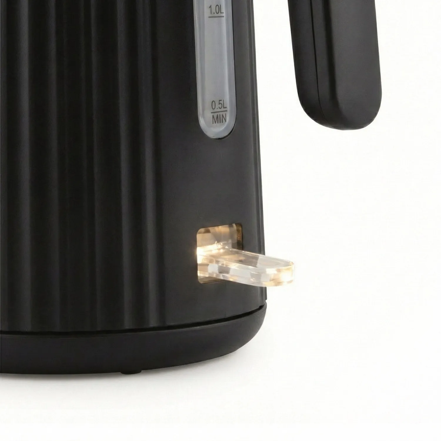 Seeger bollitore elettrico nero plissettato design