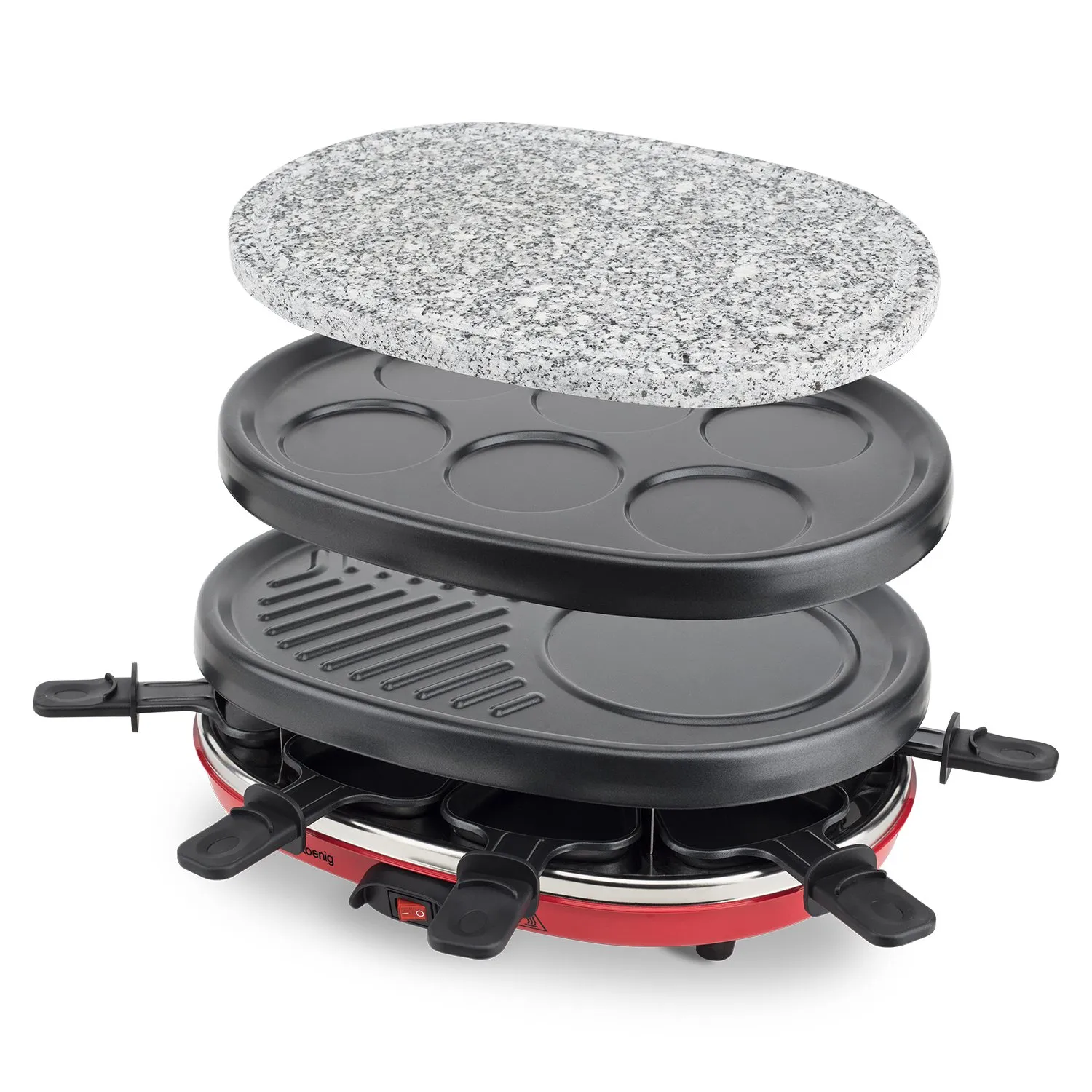Koenig RP412 raclette 8 persone 4 in 1 900W