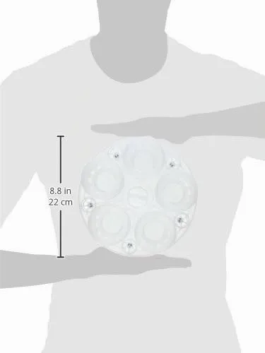 Instant Set 5 Tazze Yogurtiera 170 ml con Rastrelliera Ermetiche