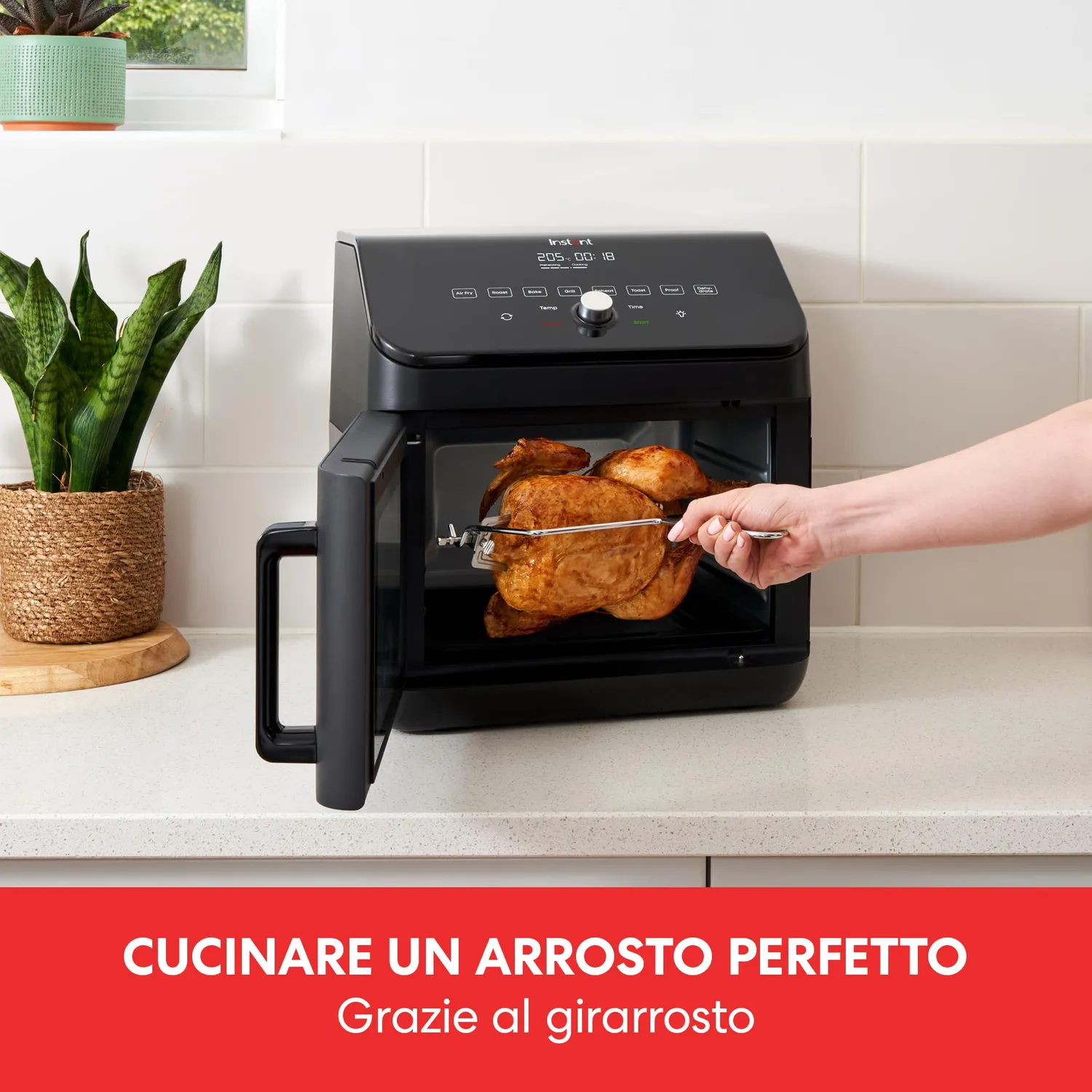 Instant Vortex Plus friggitrice ad aria 13L XXL 9 programmi