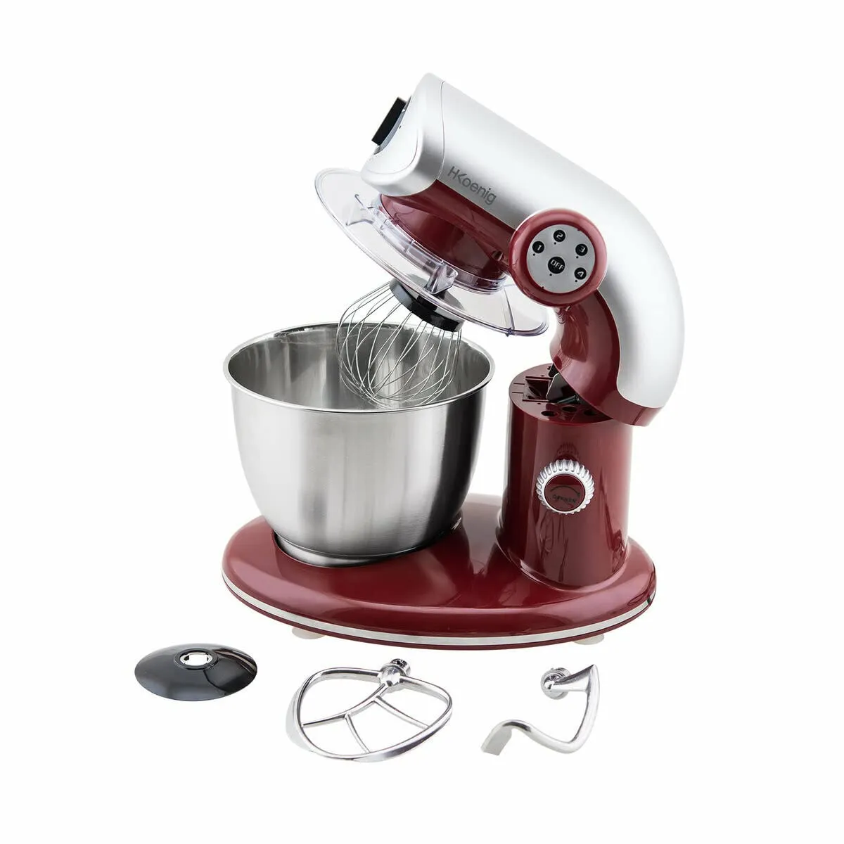 Koenig KM80 Robot da Cucina Planetaria 5 L 1000W Rosso
