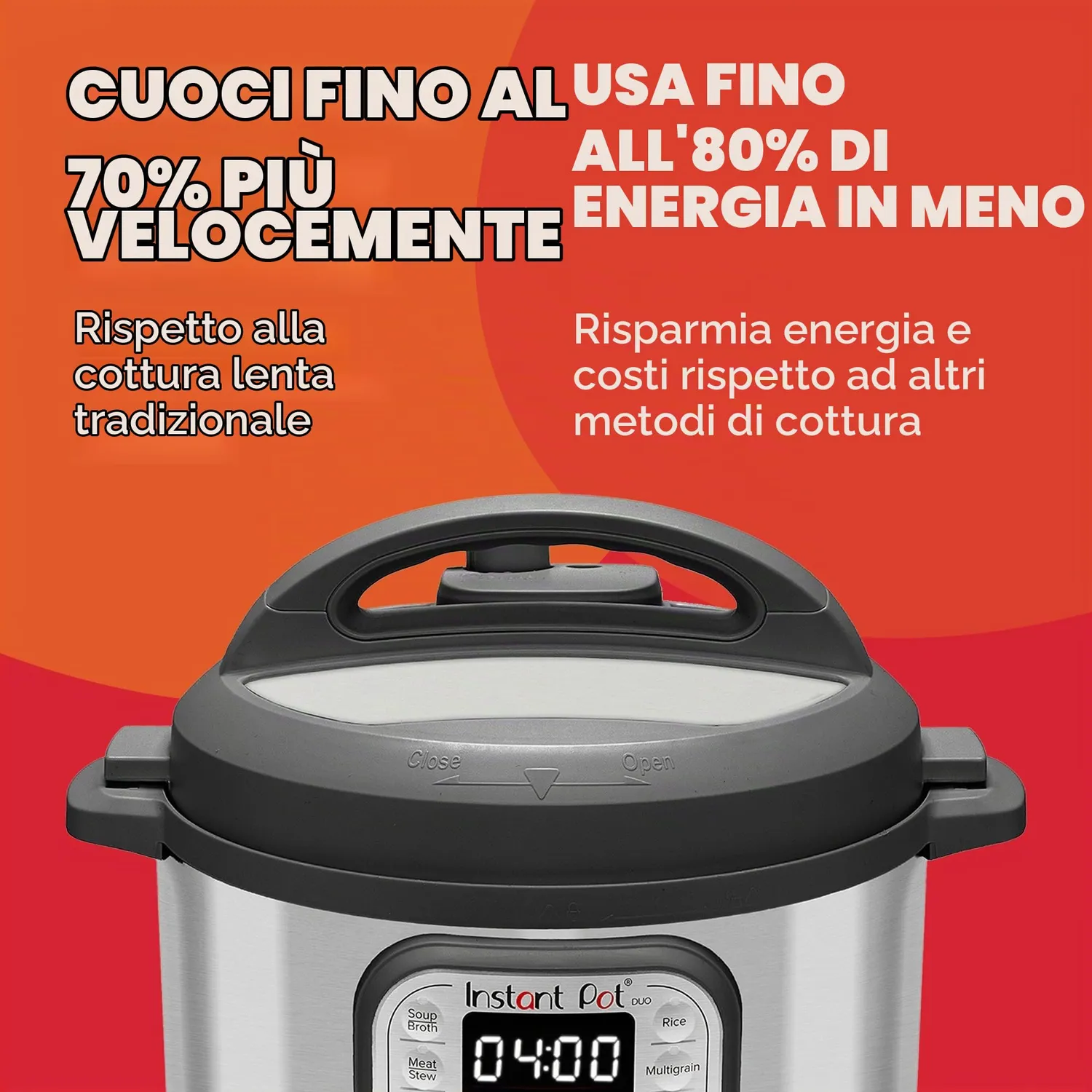 Instant Pot Duo multicooker 7 in 1 8 litri pressione