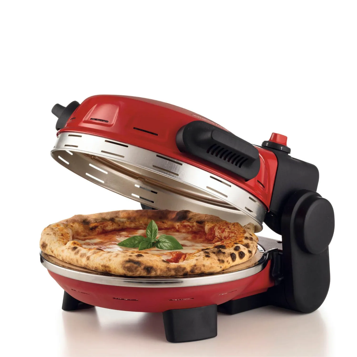 Ariete 928 forno pizza con oblo pietra 400 gradi rosso
