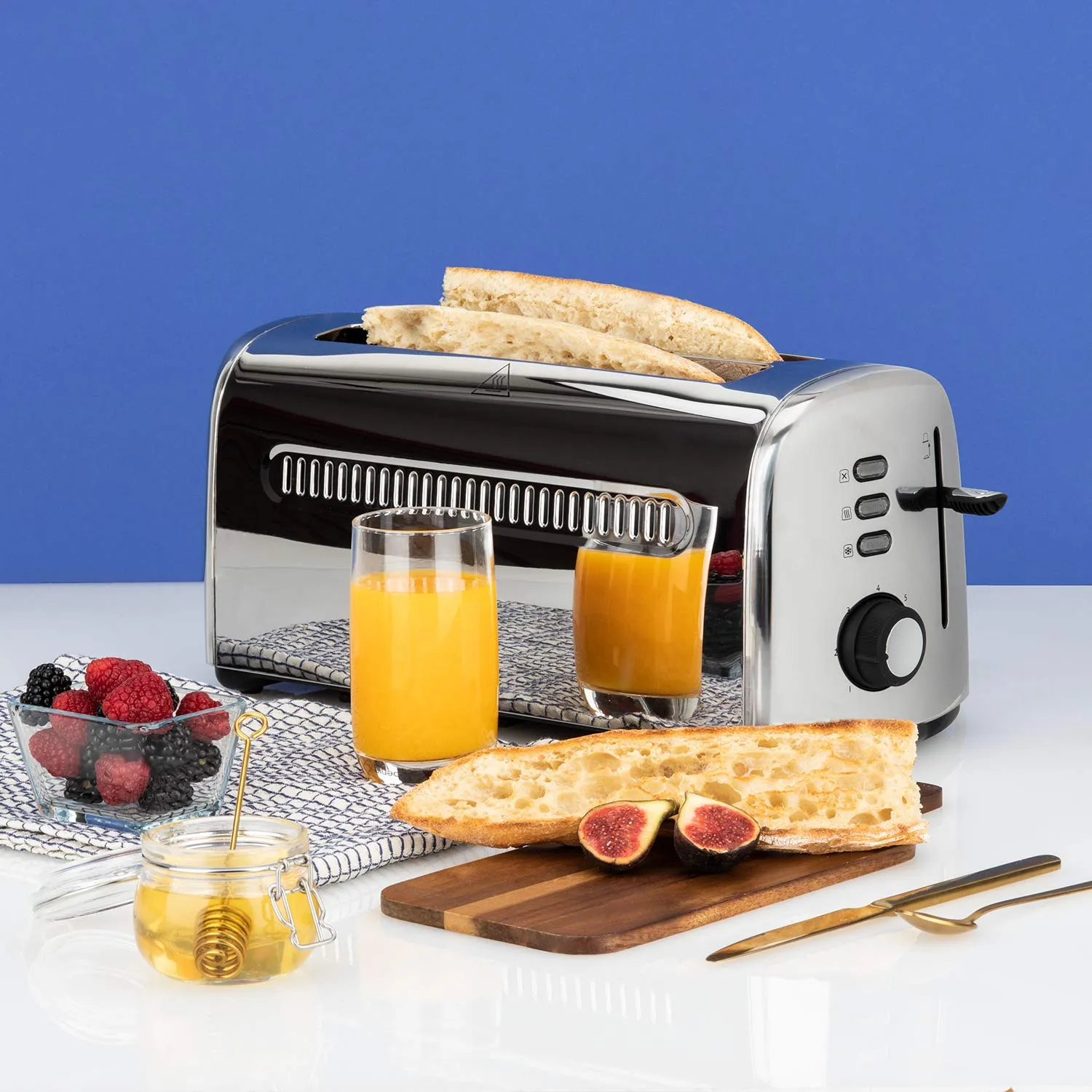 H.Koenig TOS32 tostapane 2 fette vintage inox 1500W