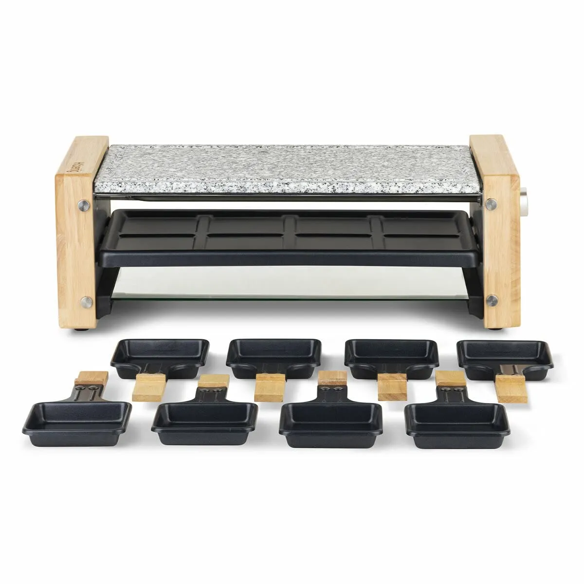 H.Koenig WOD12 raclette 8 persone 1200W pietra