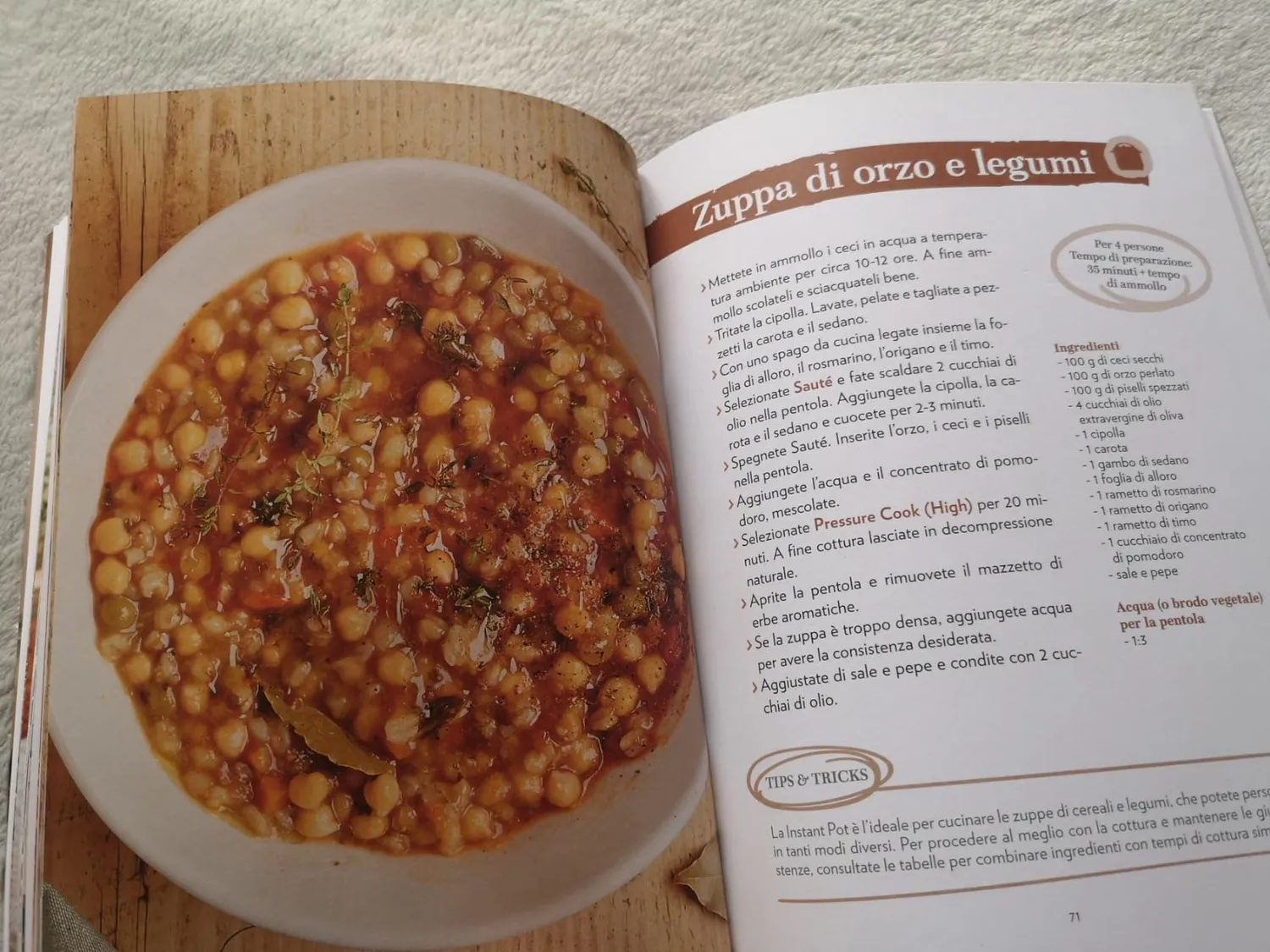 Instant Cucinare con Instant Pot Libro Ricette a Colori