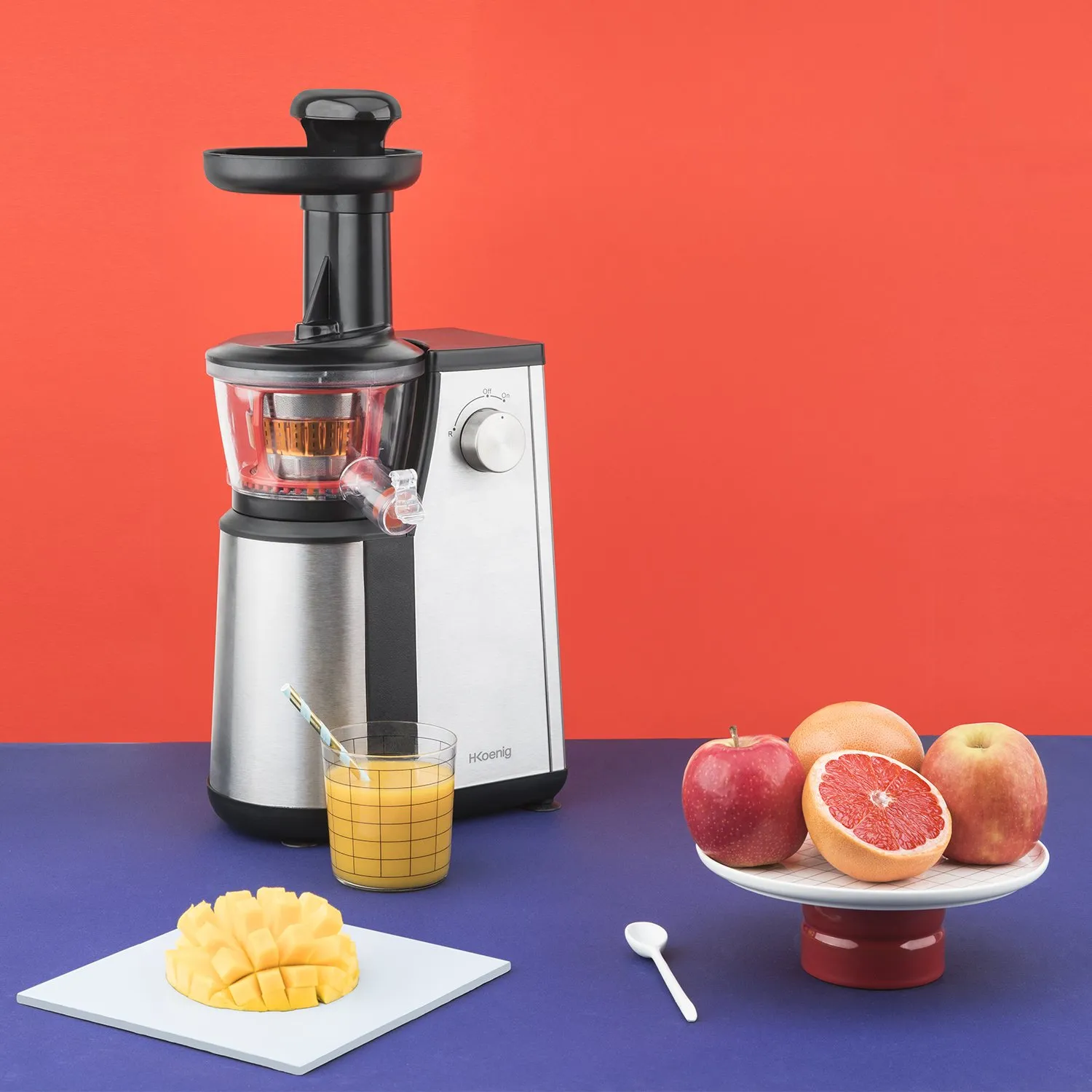 H.Koenig GSX12 estrattore succo a freddo 1L 60 giri/min