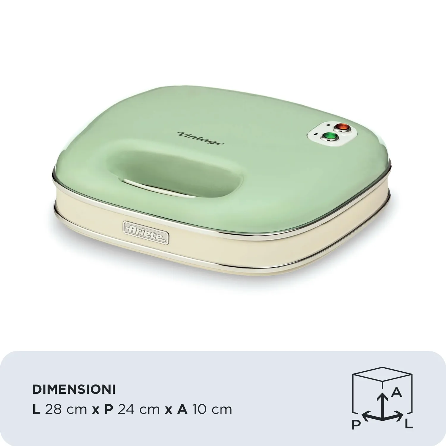 Ariete Vintage 1963 tostiera verde 750W