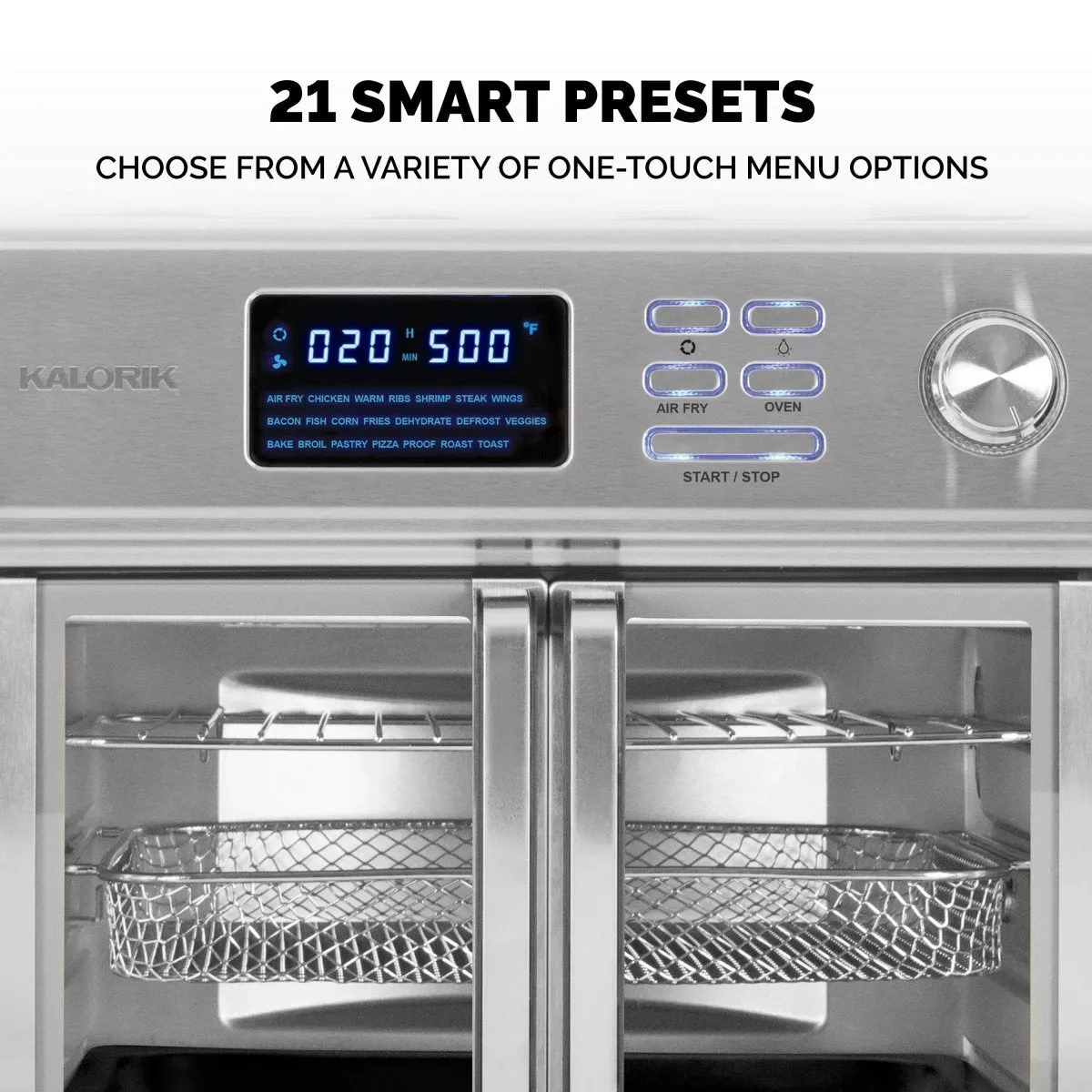 Kalorik Maxx AFO 46045 SS forno friggitrice 26 Qt inox