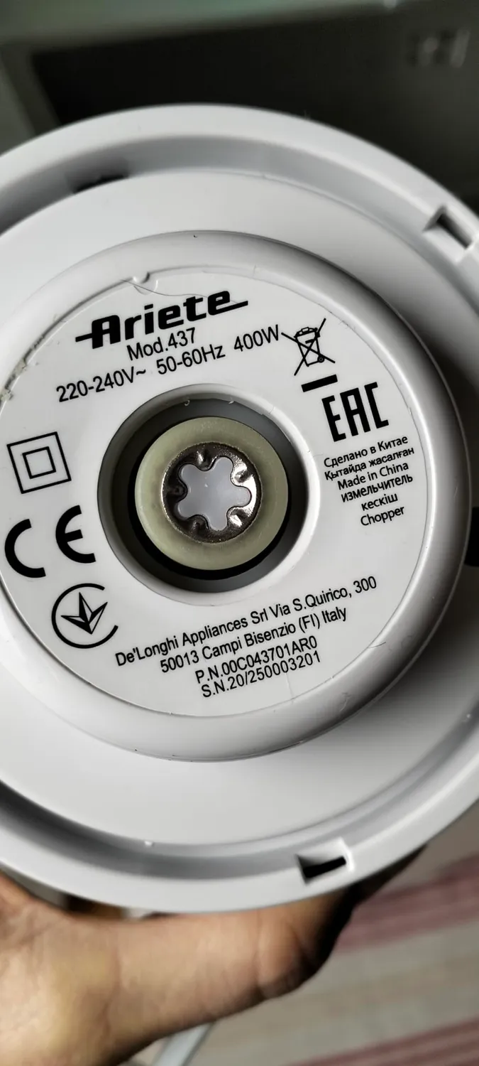 Ariete Breakfast 437 tritatutto 700 ml bianco
