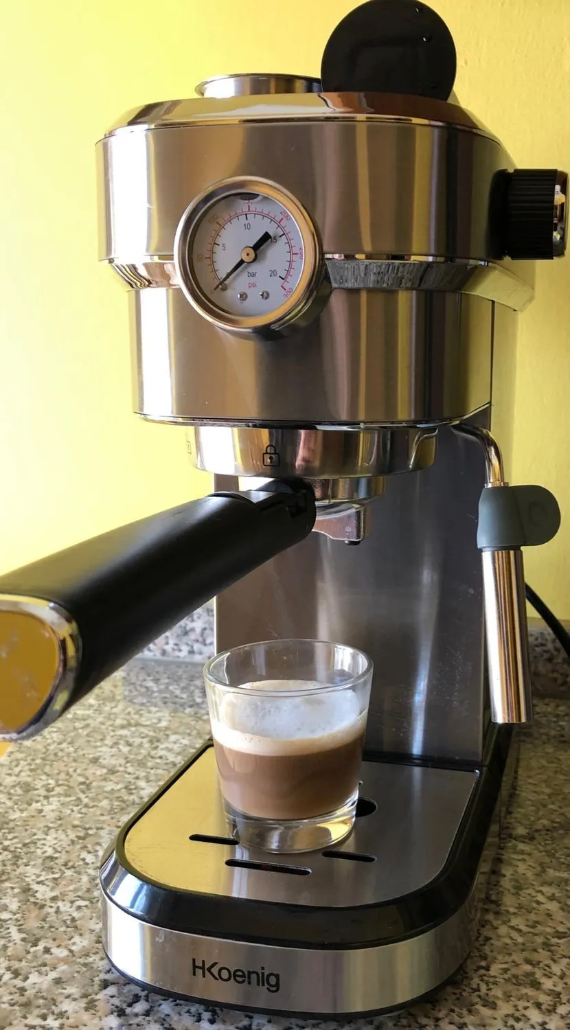 Koenig EXP820 macchina espresso 20 bar 1,1L acciaio