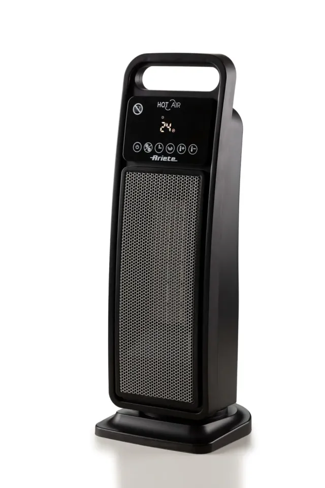 Ariete 8212 stufa elettrica ceramica torre 2000W nera