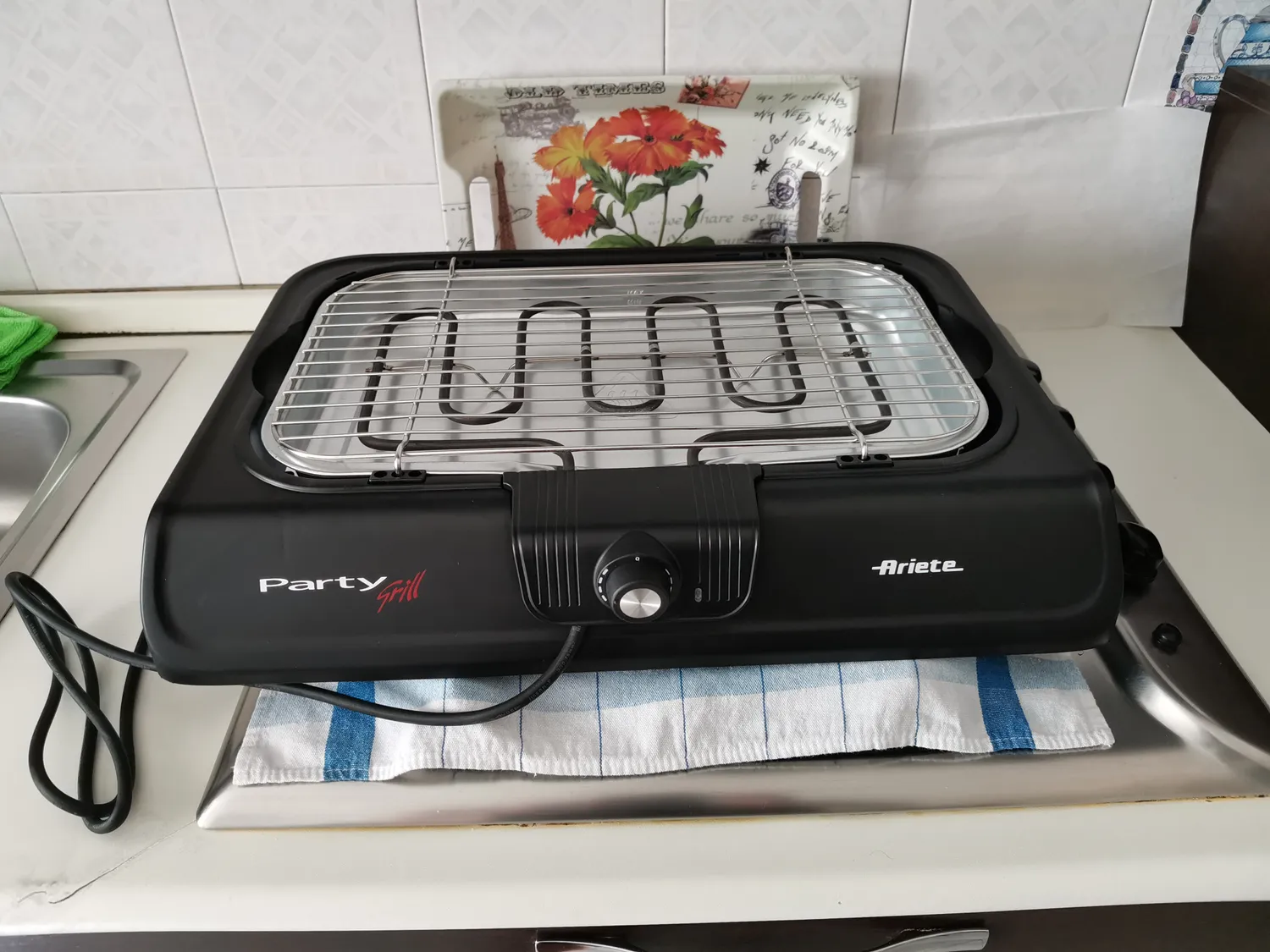 Ariete Party Grill 723 barbecue elettrico tavolo 2000W nero