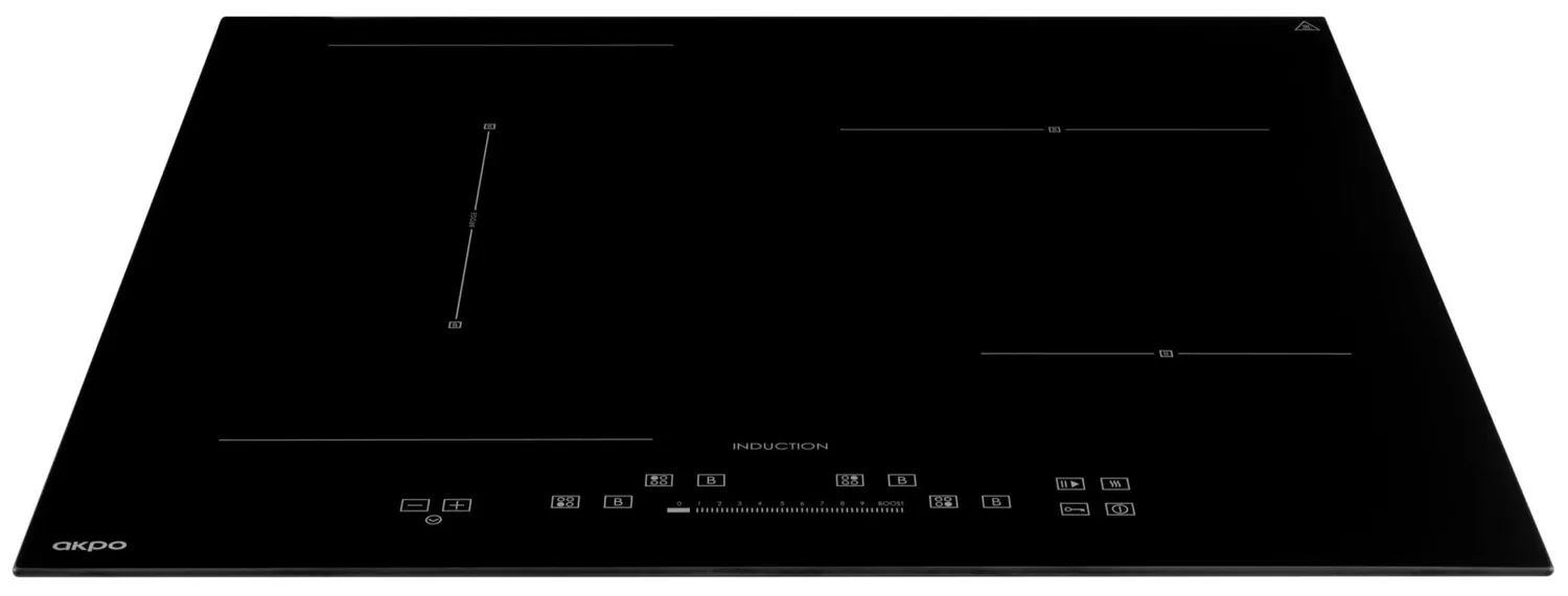 Akpo PIA 6800 piano a induzione vetro nero