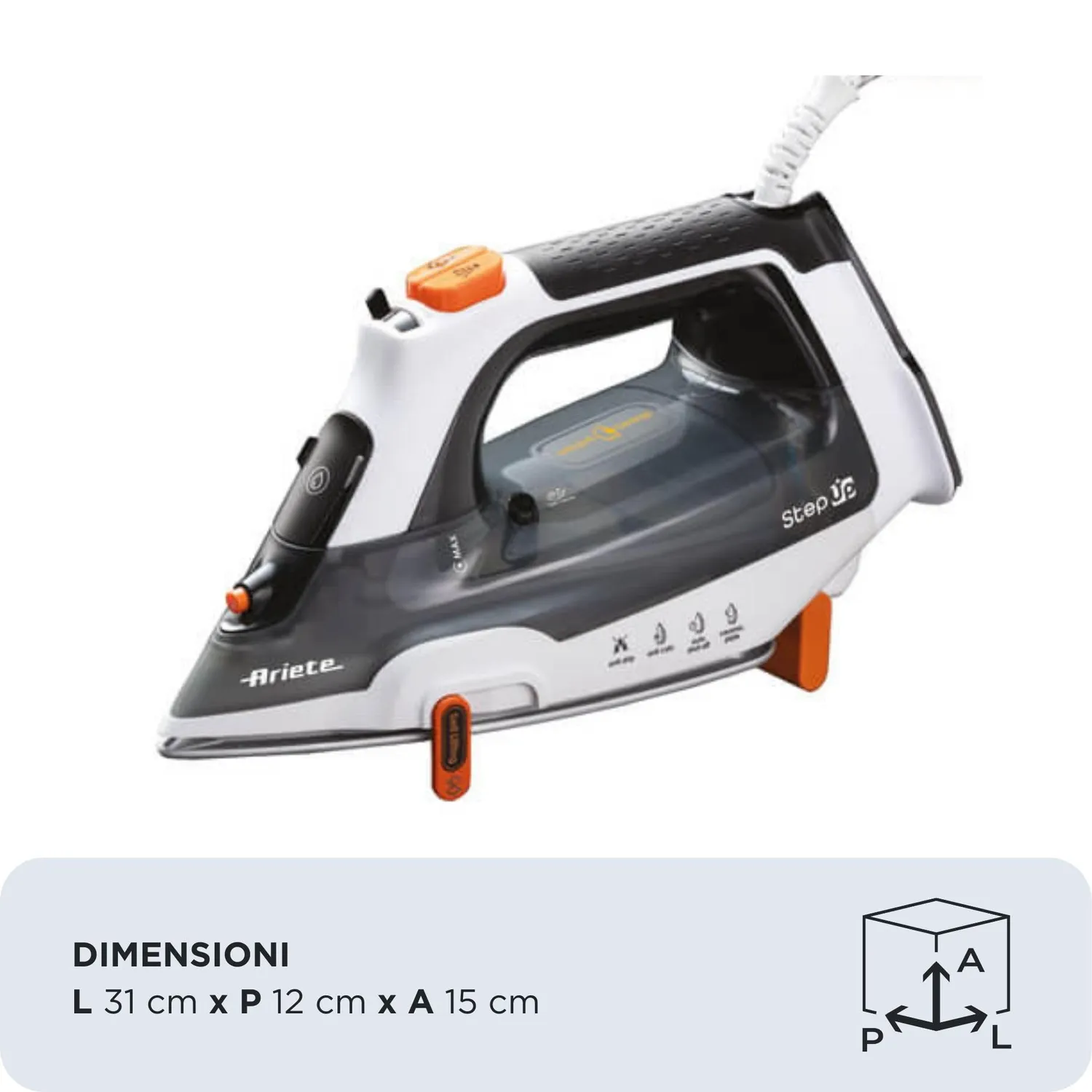 Ariete 6190 Step Up Ferro da Stiro Ceramica 2400W