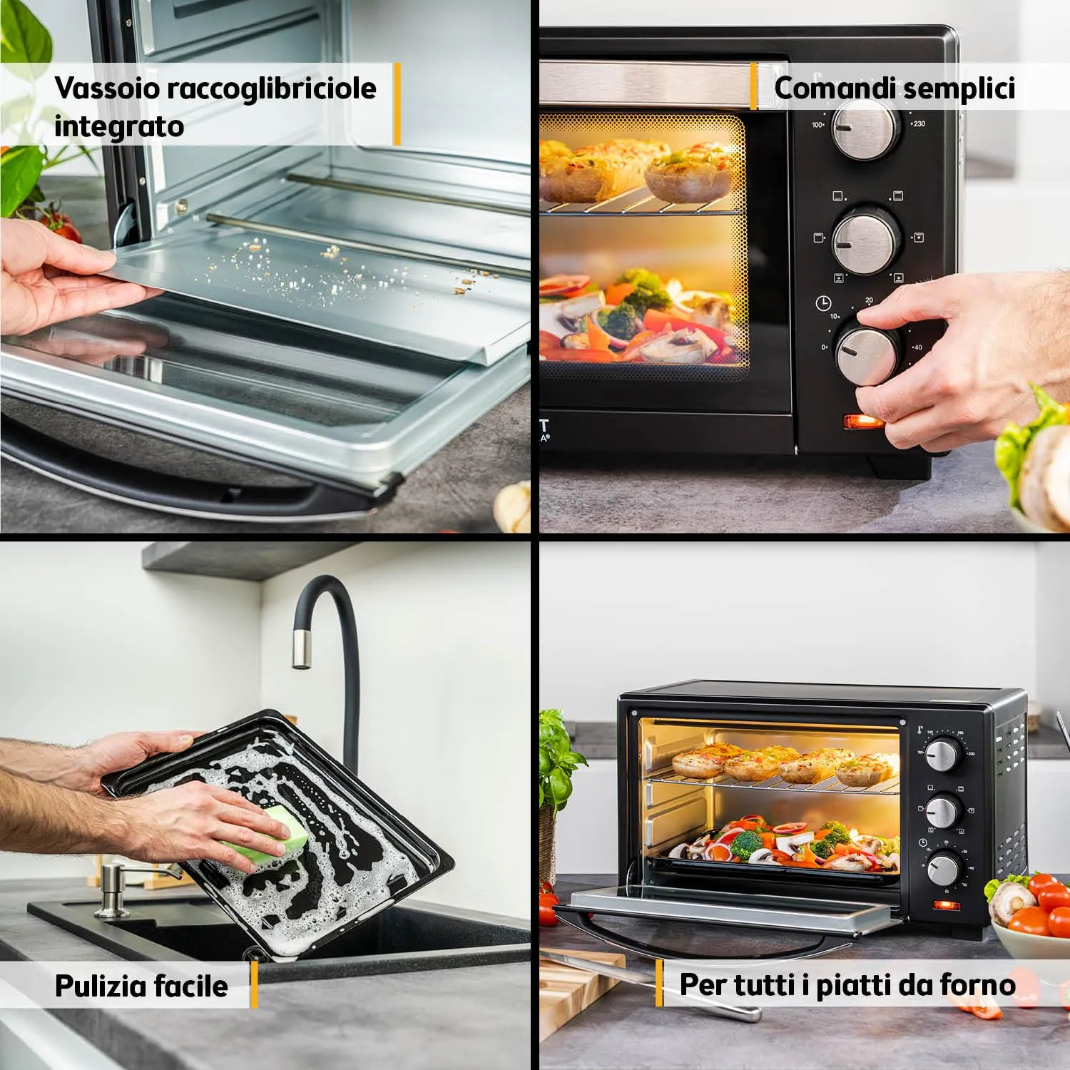 First Austria 20L mini forno elettrico 1380W 230°C