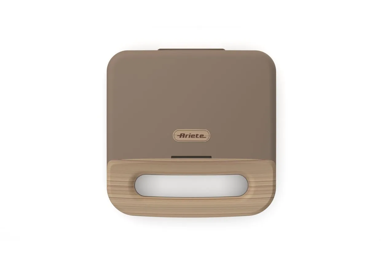 Ariete Breakfast Wood 1971 Tostiera Panini Tortora 750W