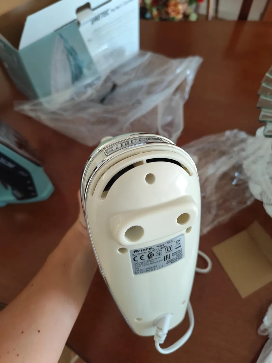Ariete Vintage 1548 sbattitore elettrico beige 450W