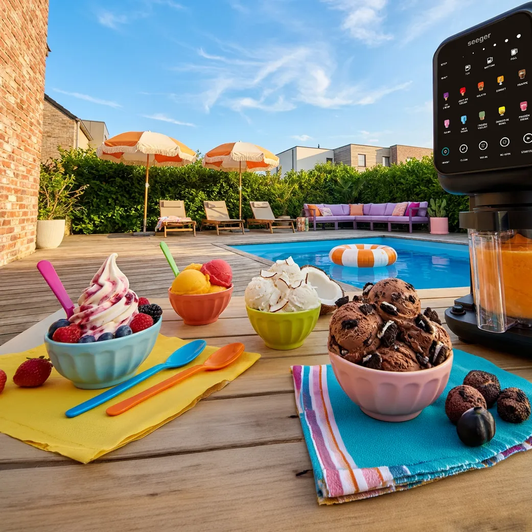 Seeger MultiCream Gelatiera Casa 10 in 1 Sorbetti