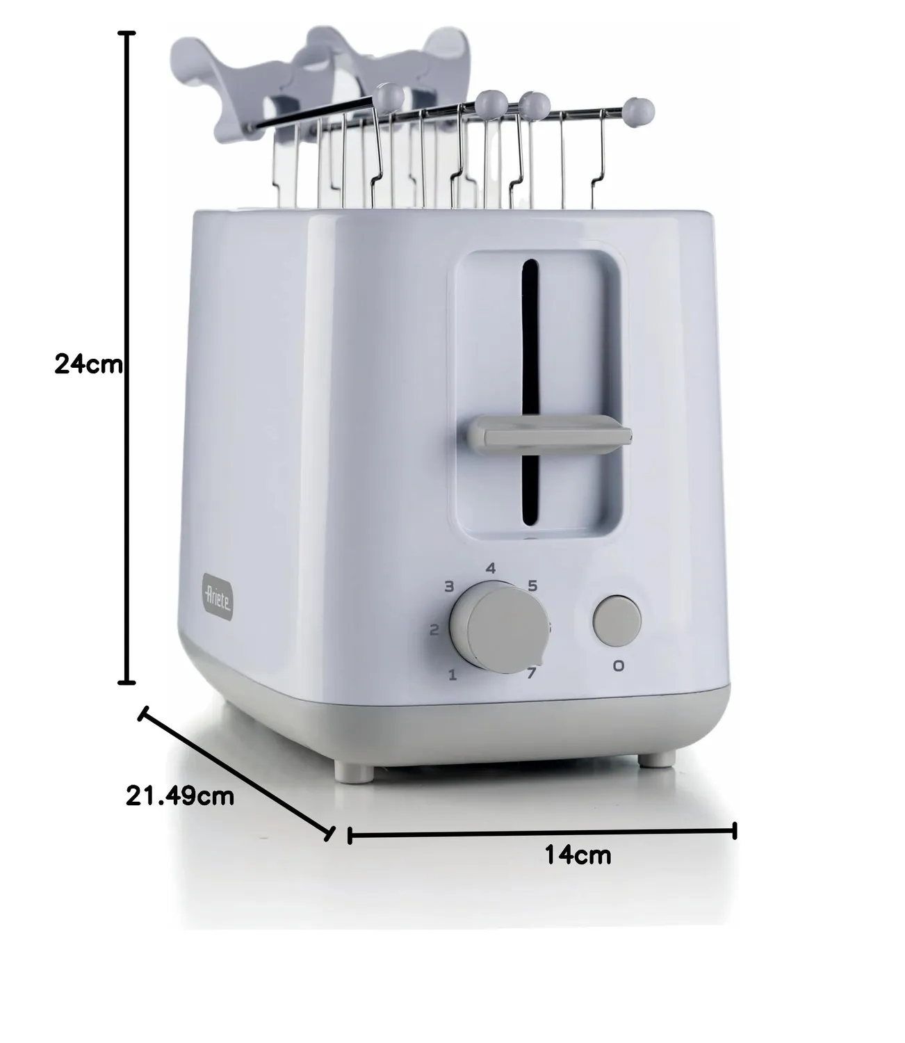 Ariete Breakfast 147 Tostapane Bianco 2 Fette 760W