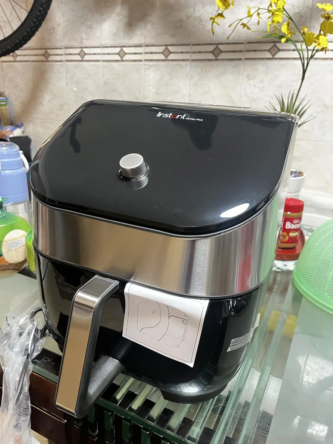 Instant Vortex Plus ClearCook Friggitrice aria 5,7L grigia