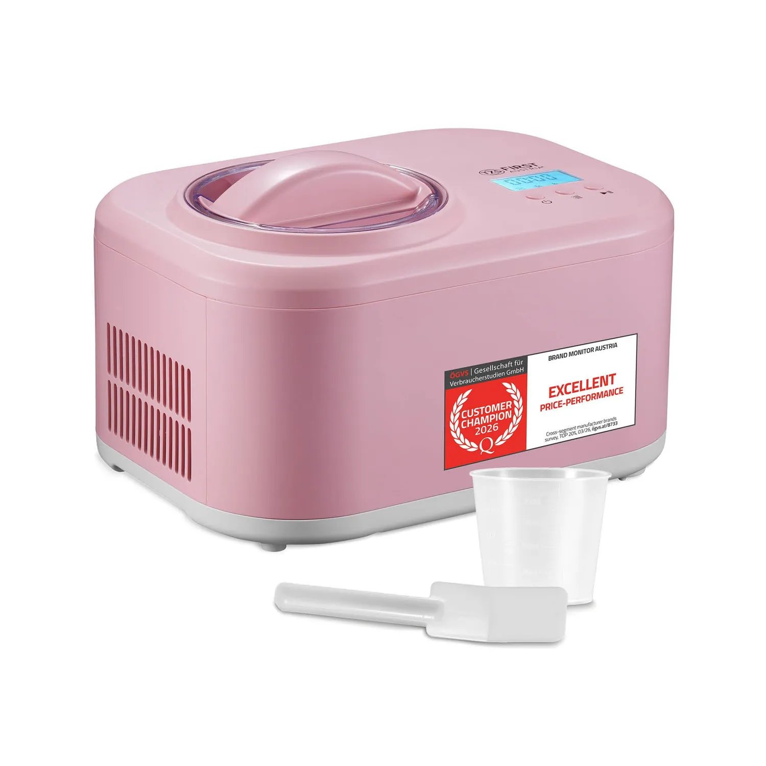 First Austria gelatiera 1L compressore menta yogurt