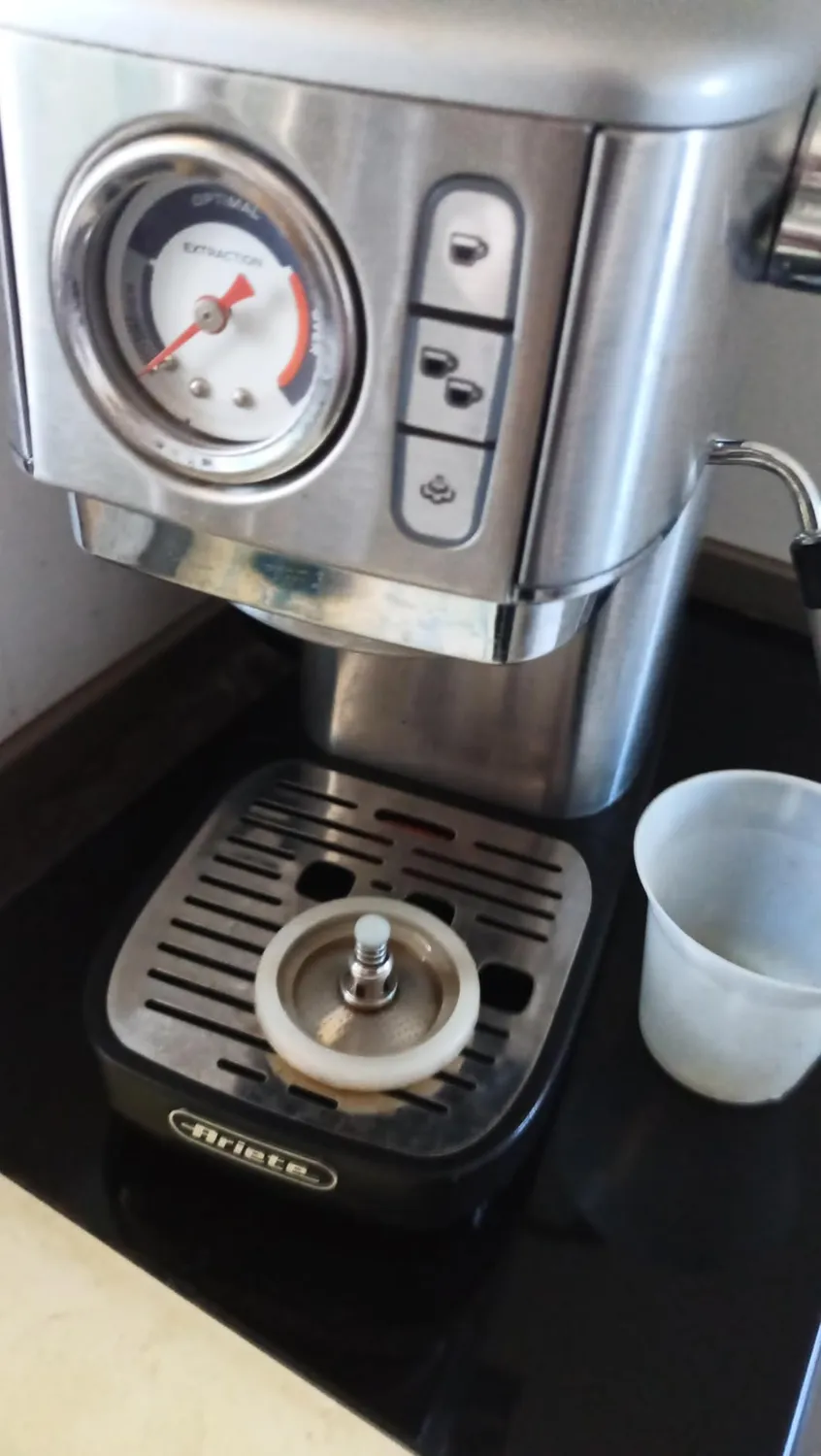 Ariete Espresso Slim Metal 1381 macchina caffe con manometro 15 bar
