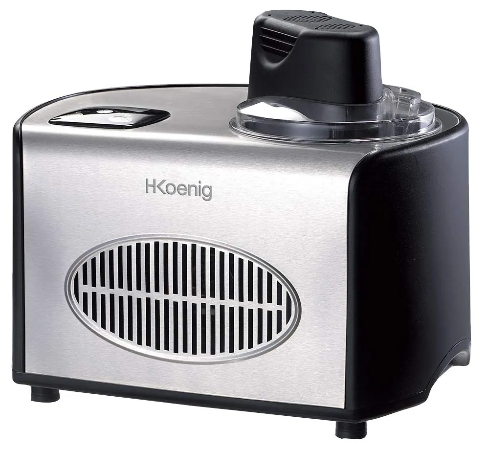 H.Koenig HF320 gelatiera 2 L inox con compressore 180W