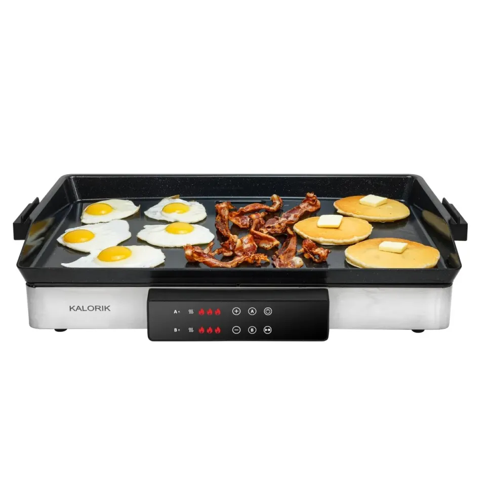 Kalorik Maxx 2-in-1 piastra grill piano cottura elettrico