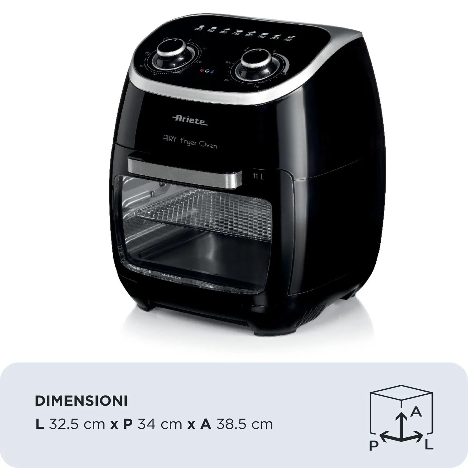 Ariete 4619 Airy Fryer Oven friggitrice 11L