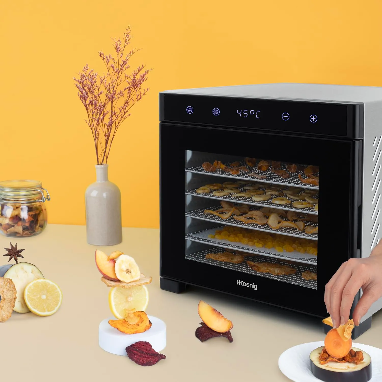 Koenig DSY900 disidratatore alimentare 6 vassoi