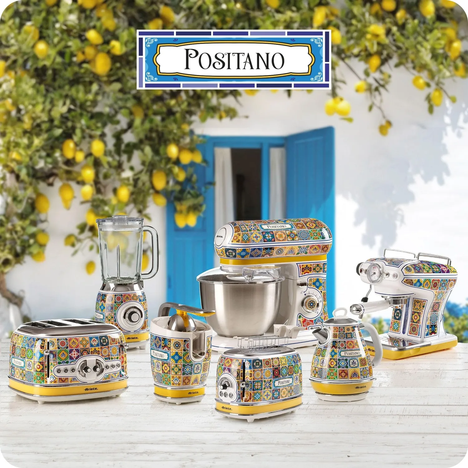 Ariete 583 Positano Frullatore Vetro 1,5 L Giallo 1000W