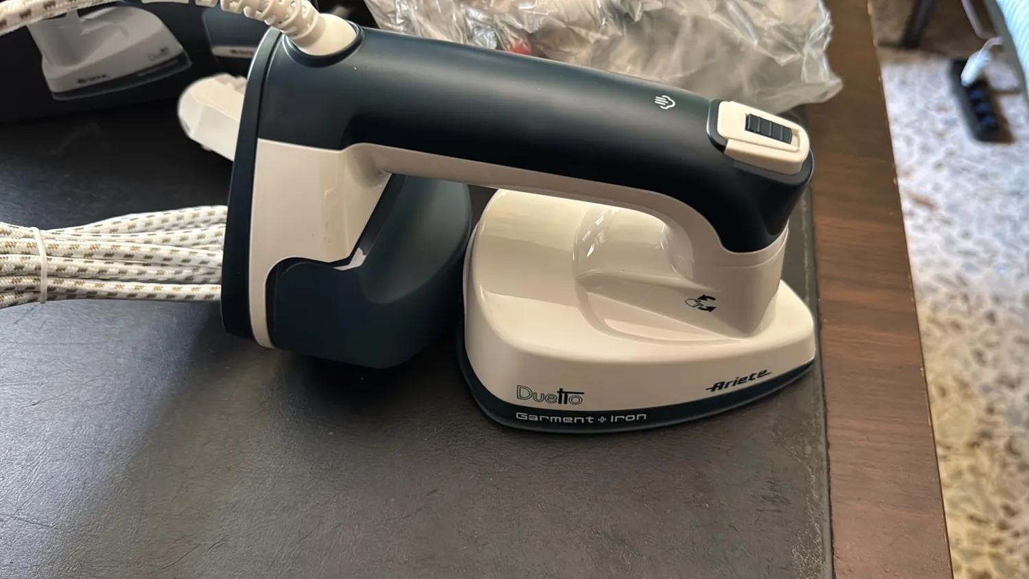 Ariete Duetto 6246 ferro verticale 1000W bianco blu