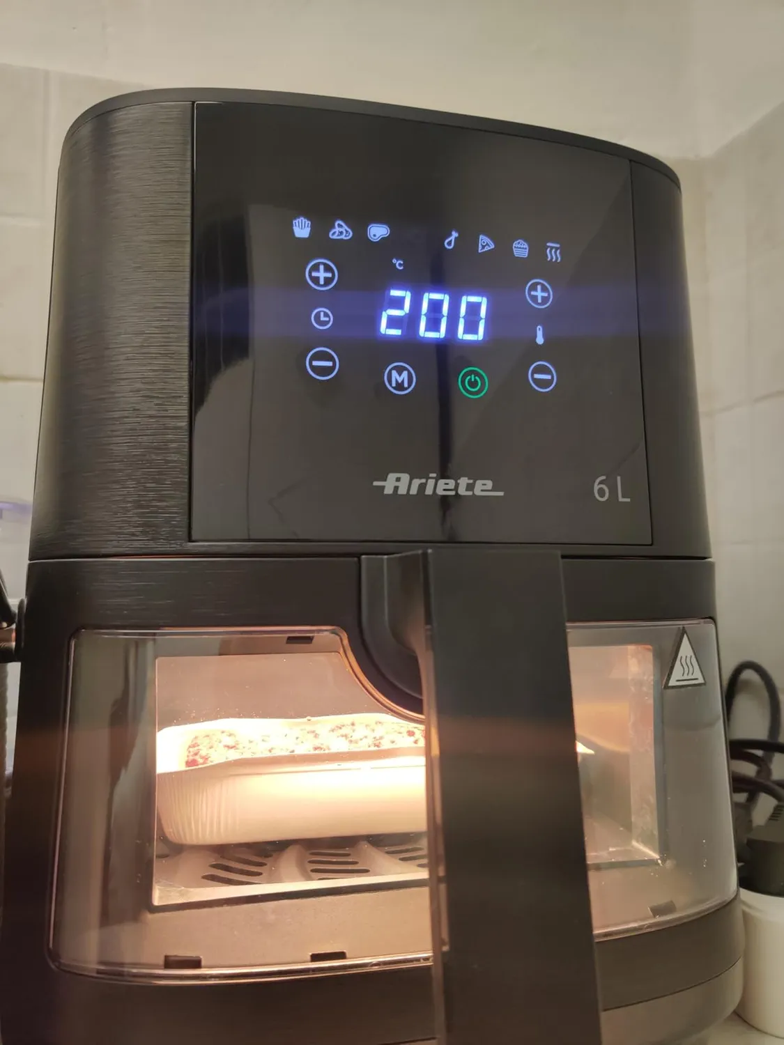 Ariete 4626 Friggitrice ad Aria 6 L Nero 8 Programmi