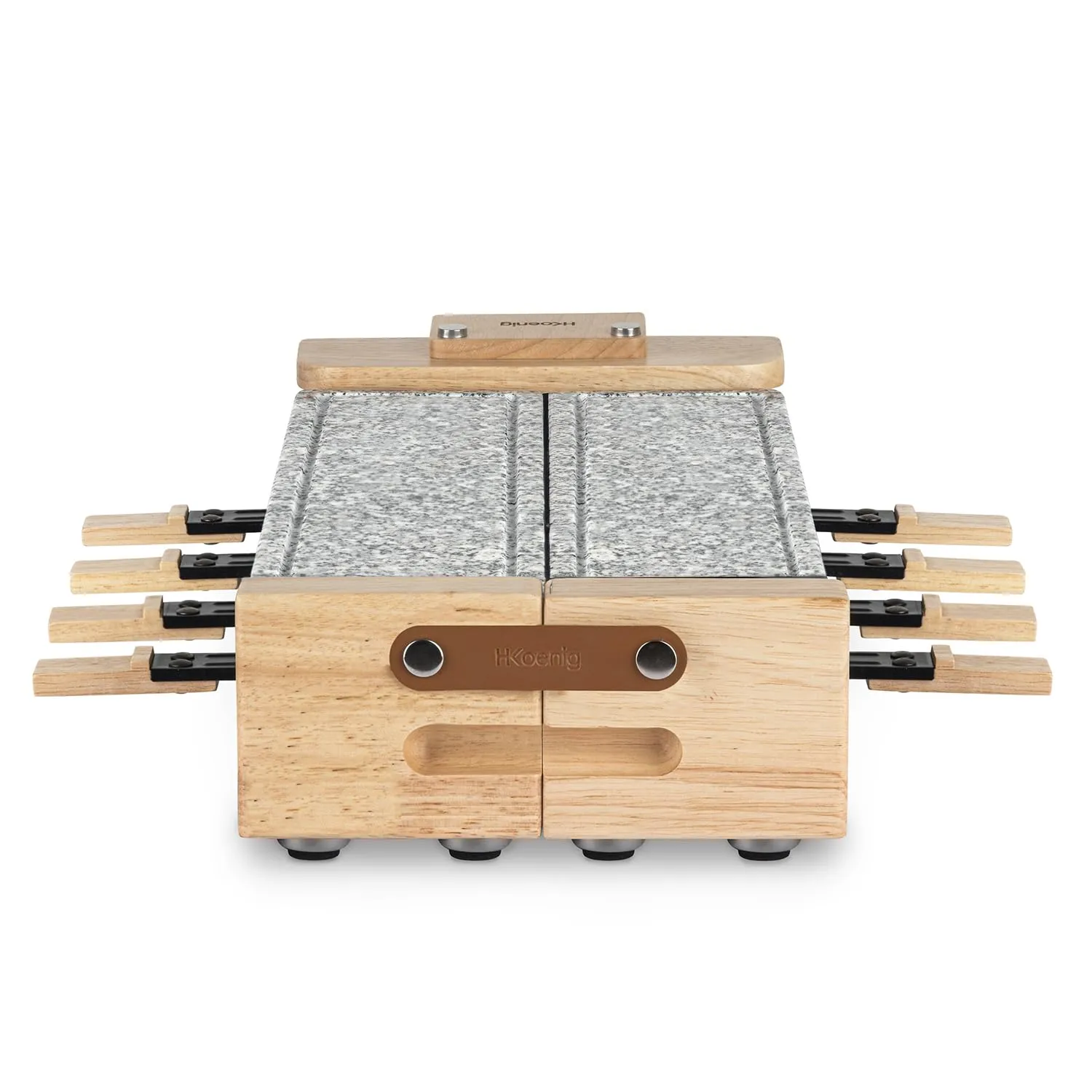 H.Koenig WOD362 Raclette 8 Persone Pietra Granito 1400W