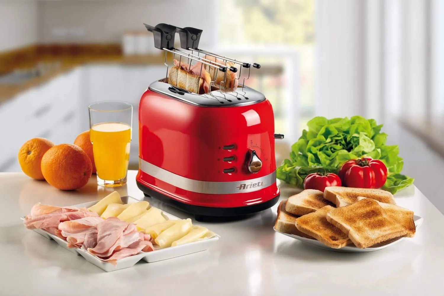 Ariete Moderna 149 Tostapane 2 Fette Rosso 6 Livelli
