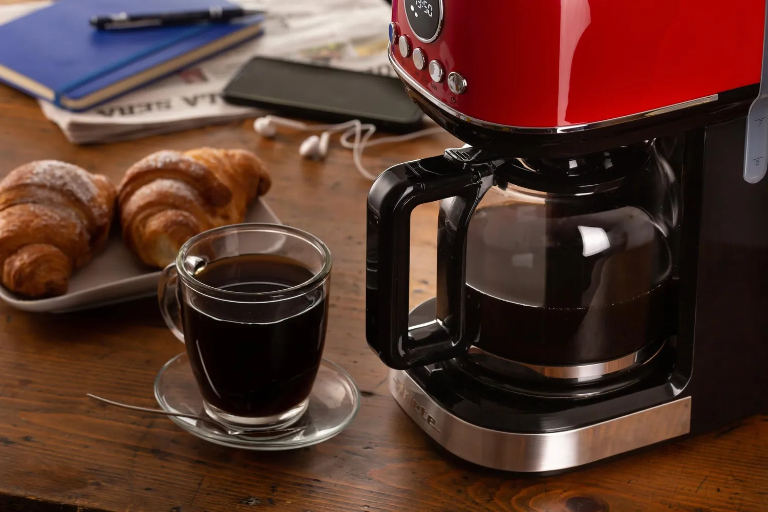 Ariete 1396 Moderna macchina caffè espresso rossa 15 bar