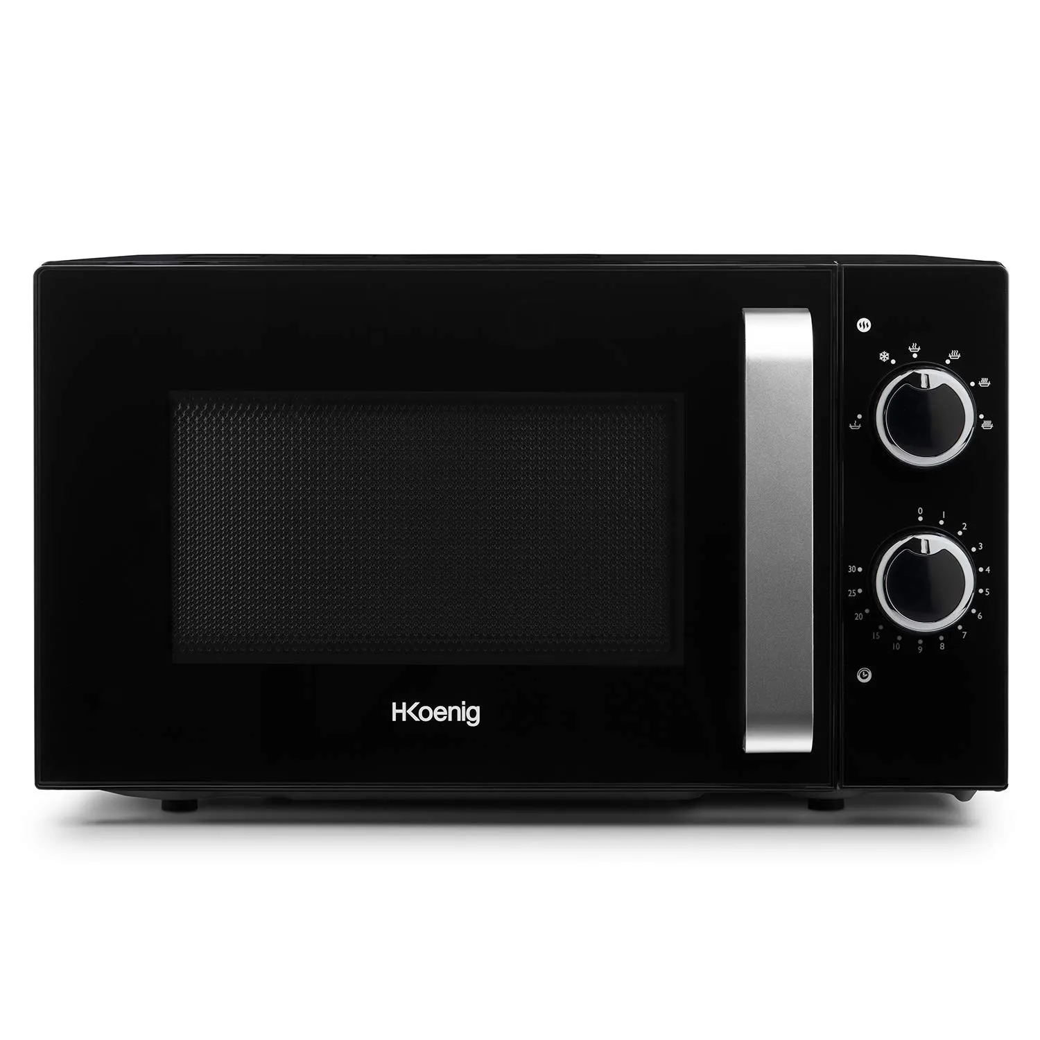 H.Koenig VIO2 Microonde 20L 8 Programmi Nero Specchio
