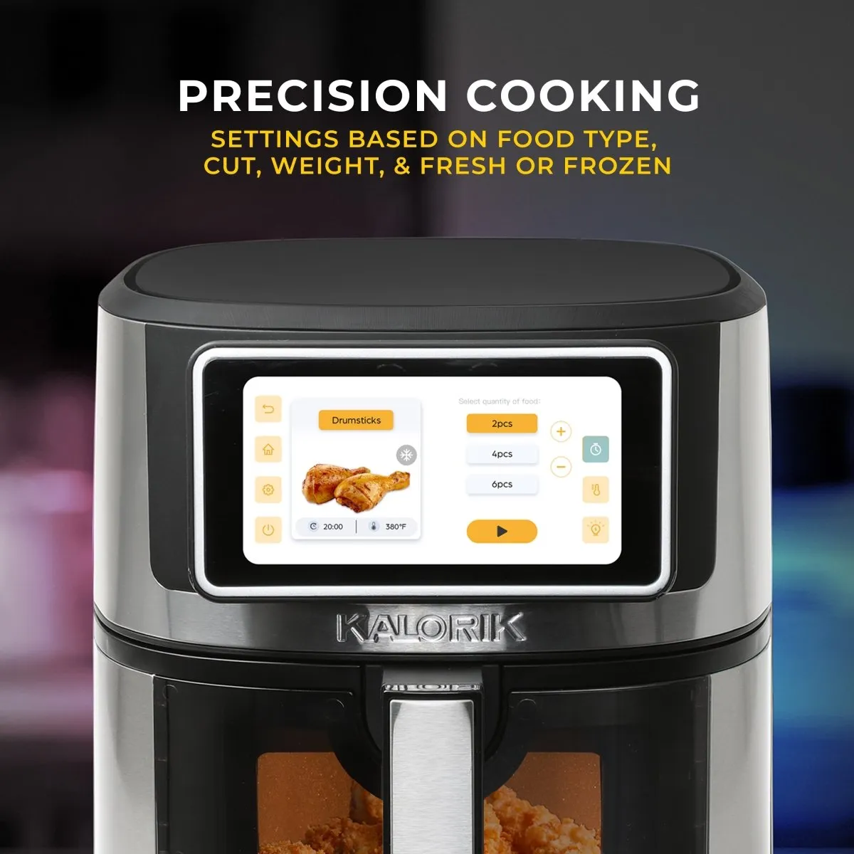 Kalorik VIVID TOUCH friggitrice ad aria 5 Qt touchscreen