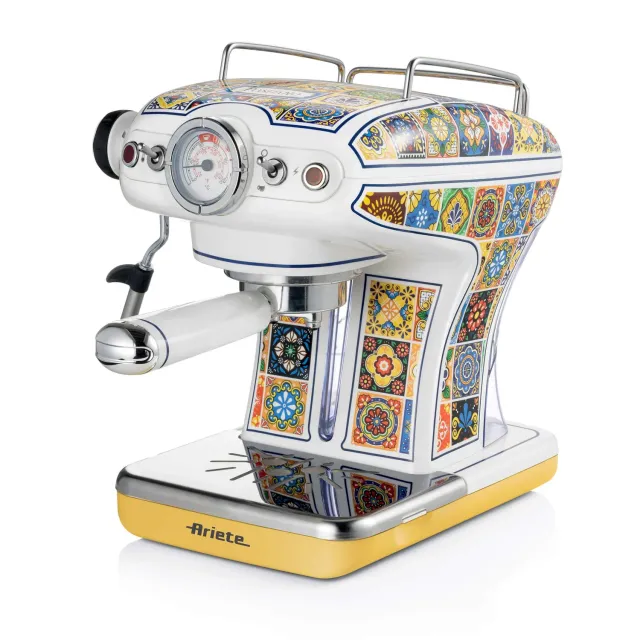 Ariete Positano 1389 macchina espresso gialla 15bar