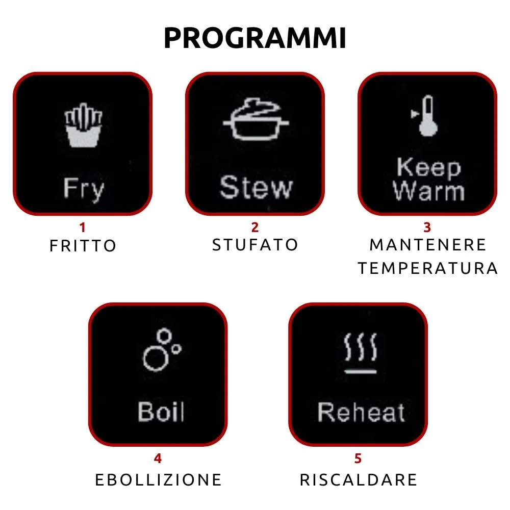 Ariete 1997 piastra induzione singola 2000W vetroceramica