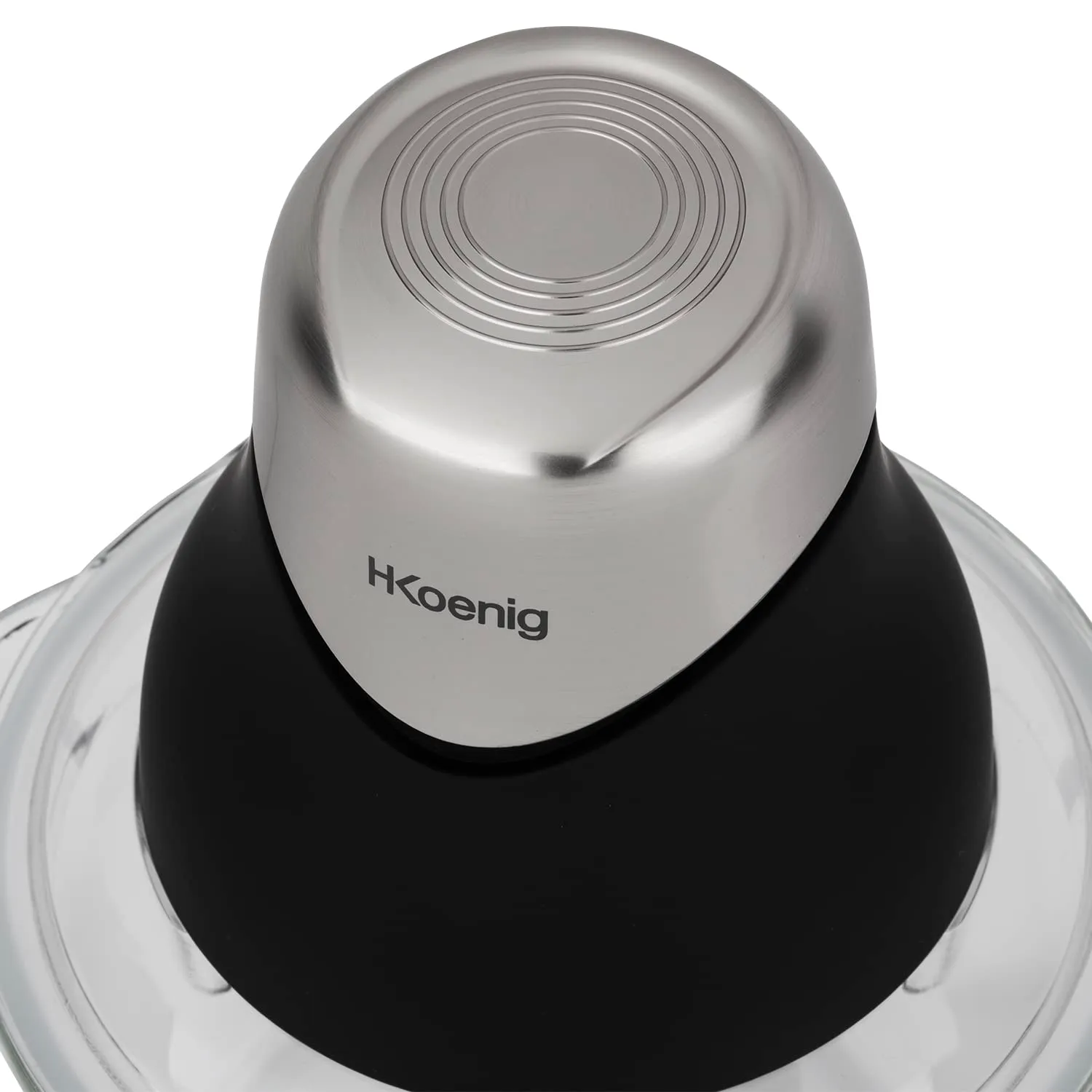 H.Koenig LEO8 Mini Tritatutto Vetro 1L 320W con Coperchio